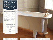 Tablet Screenshot of originalbaths.com